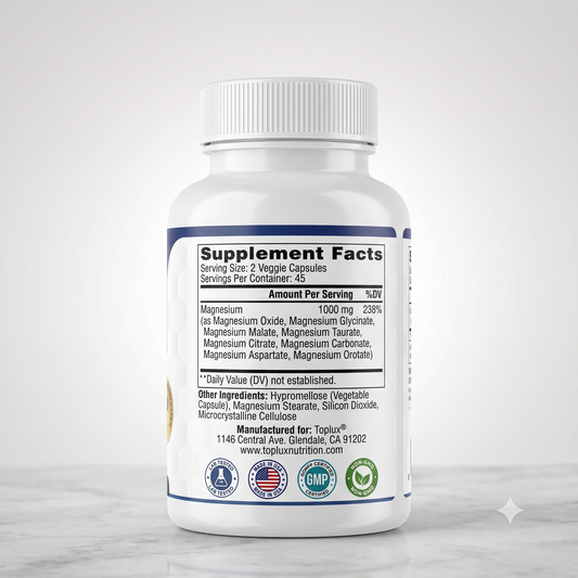 Recupera tu energía y duerme profundamente con Magnesium Complex